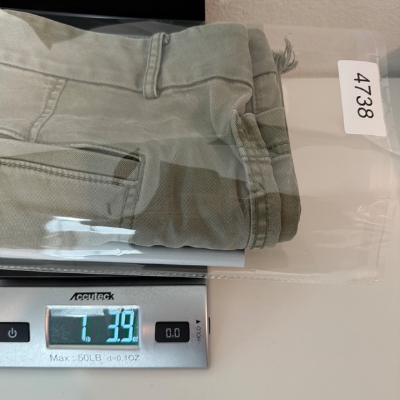 Loft Jeans Women 14 Green Skinny Stretch Denim Mid Rise Frayed Hem Pockets - Picture 13 of 13